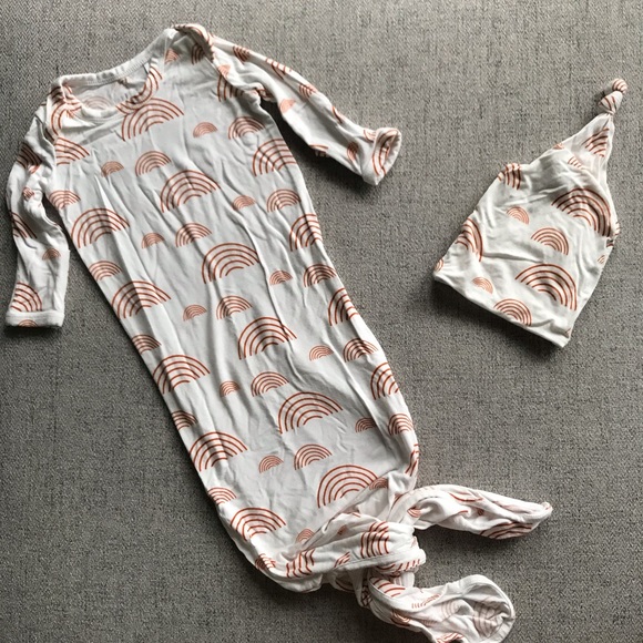 Harp Angel Knotted Gown & Beanie - 0-3M - Picture 1 of 2